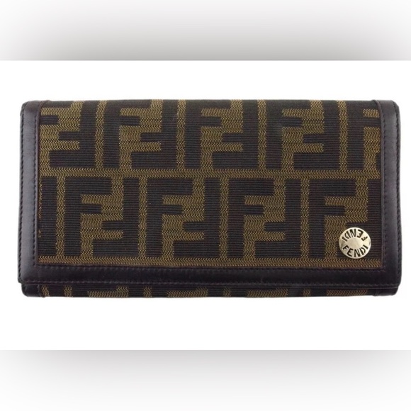 Fendi Zucca Long BifoldWallet -Preowned